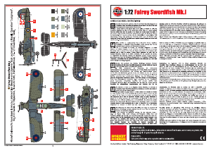 Manual Airfix set A04053 Model Kits Fairey Swordfish Mk.I