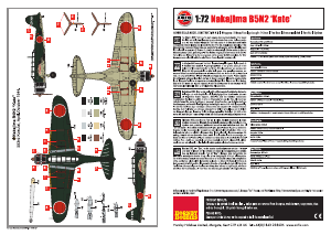Manual Airfix set A04058 Model Kits Nakajima B5N2 Kate