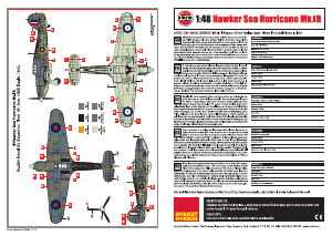 Manual Airfix set A05134 Model Kits Hawker Sea Hurricane Mk.IB