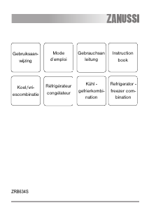 Bedienungsanleitung Zanussi ZRB634S Kühl-gefrierkombination