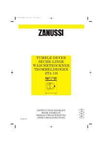 Mode d’emploi Zanussi ZTA 110 Sèche-linge