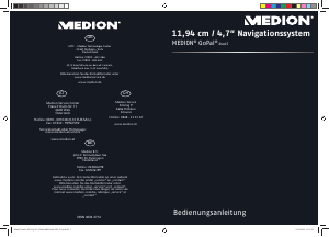 Bedienungsanleitung Medion GoPal X4545 M40 (MD 98356) Navigation