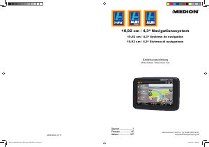 Mode d’emploi Medion GoPal E4460 M40 (MD 99130) Système de navigation