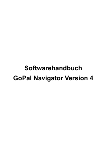 Bedienungsanleitung Medion GoPal Navigator 4