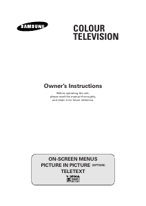 Manual Samsung WS-28M066T Television