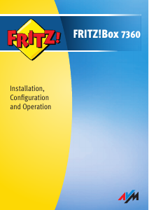Manual Fritz! Box 7360 Router