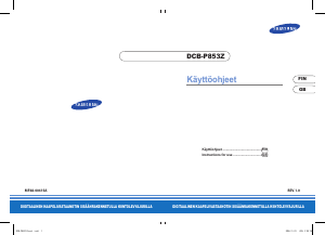 Manual Samsung DCB-P853Z Digital Receiver