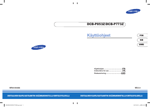 Bruksanvisning Samsung DCB-P773Z Digitalmottagare