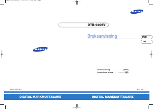 Manual Samsung DTB-9405V Digital Receiver