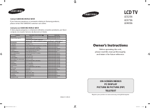 Manual de uso Samsung LE32S66BD Televisor de LCD