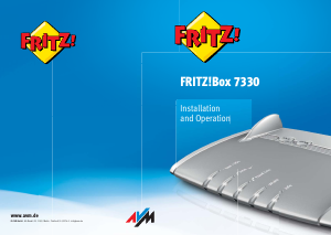 Handleiding Fritz! Box 7330 Router