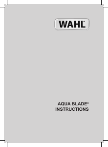 Bruksanvisning Wahl 9899-807 Aqua Blade Skäggtrimmer