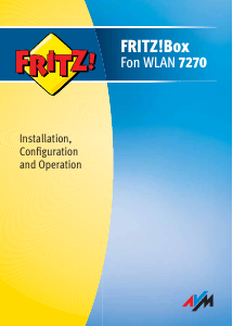 Handleiding Fritz! Box 7270 Router