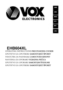 Handleiding Vox EHB604XL Fornuis