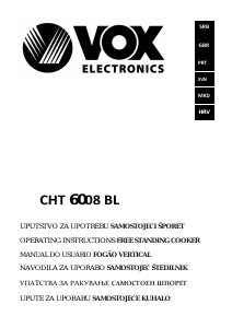 Handleiding Vox CHT6008BL Fornuis