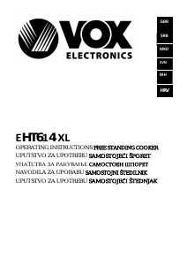 Handleiding Vox EHT614XL Fornuis