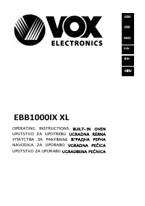 Priručnik Vox EBB1000IX Pećnica