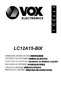 Priročnik Vox LC12A15B Pomivalni stroj