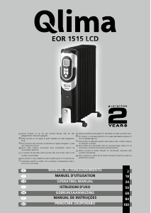 Manual de uso Qlima EOR1515 LCD Calefactor