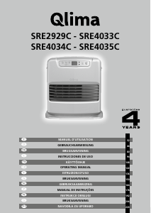 Manual de uso Qlima SRE4034C Calefactor