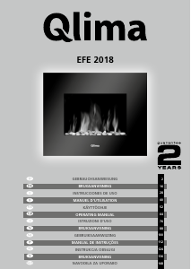 Manual Qlima EFE2018 Electric Fireplace