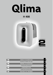 Manual de uso Qlima H408 Humidificador