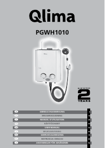 Mode d’emploi Qlima PGWH1010 Chaudière à gaz