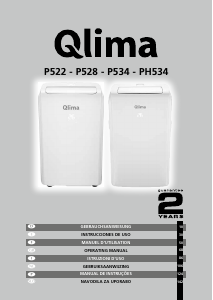 Manual Qlima P 522 Ar condicionado