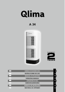 Manual Qlima A 34 Air Purifier