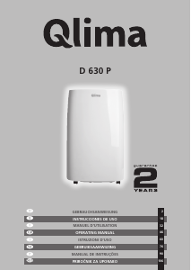 Manual Qlima D 630 P Dehumidifier