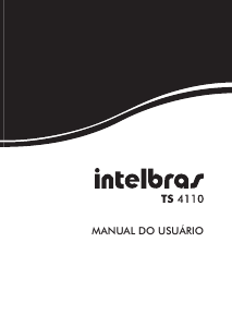 Manual Intelbras TS 4110 Telefone sem fio