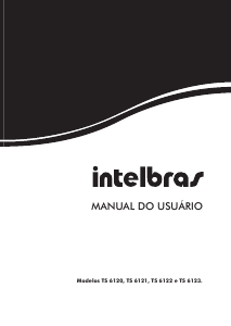 Manual Intelbras TS 6120 Telefone sem fio