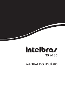 Manual Intelbras TS 6130 Telefone sem fio