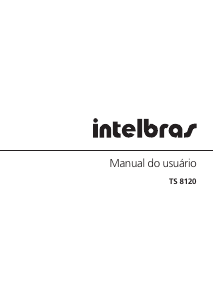 Manual Intelbras TS 8120 Telefone sem fio