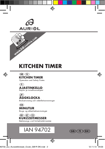 Manual Auriol IAN 94702 Kitchen Timer