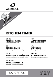 Mode d’emploi Auriol IAN 270543 Minuteur de cuisine