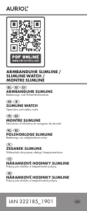 Bedienungsanleitung Auriol IAN 322185 Armbanduhr