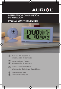 Manual de uso Auriol IAN 49049 Despertador