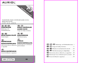 Manuale Auriol IAN 273706 Sveglia