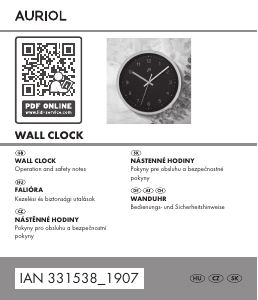 Manual Auriol IAN 331538 Clock