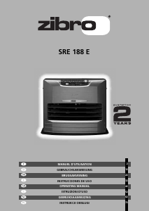 Manual de uso Zibro SRE 188 E Calefactor