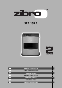 Mode d’emploi Zibro SRE 158 E Chauffage