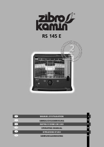 Manuale Zibro RS 145 E Termoventilatore