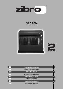 Manual Zibro SRE 260 Heater