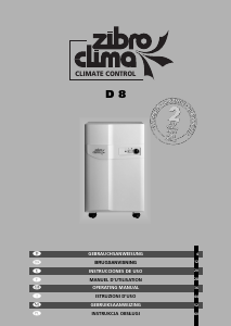 Manual de uso Zibro D 8 Deshumidificador