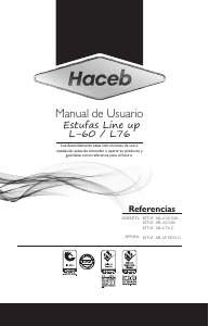 Manual de uso Haceb Appiani L VF PD 60 GAS TR GN PL Cocina