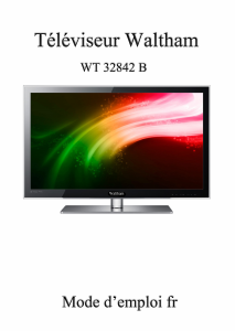 Mode d’emploi Waltham WT 32842 B Téléviseur LCD