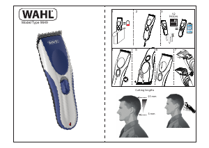 Návod Wahl 9649-804 Strojček na vlasy