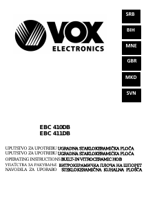 Handleiding Vox EBC411DB Kookplaat