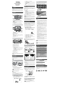 Manual de uso Oregon PE 326FM Podómetro